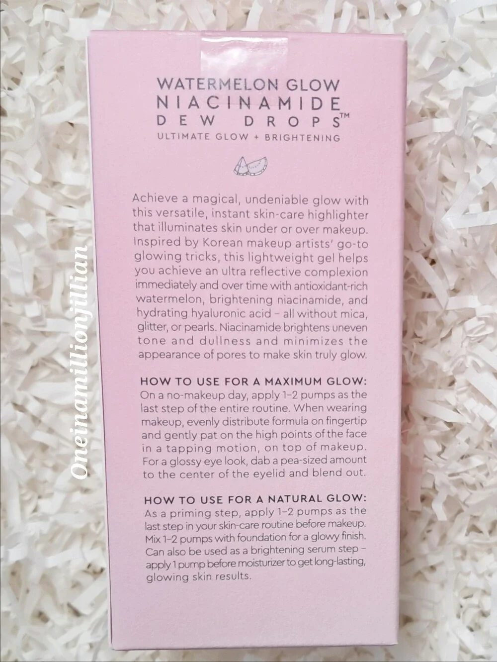 Glow Recipe Watermelon Glow Niacinamide Dew Drops Serum